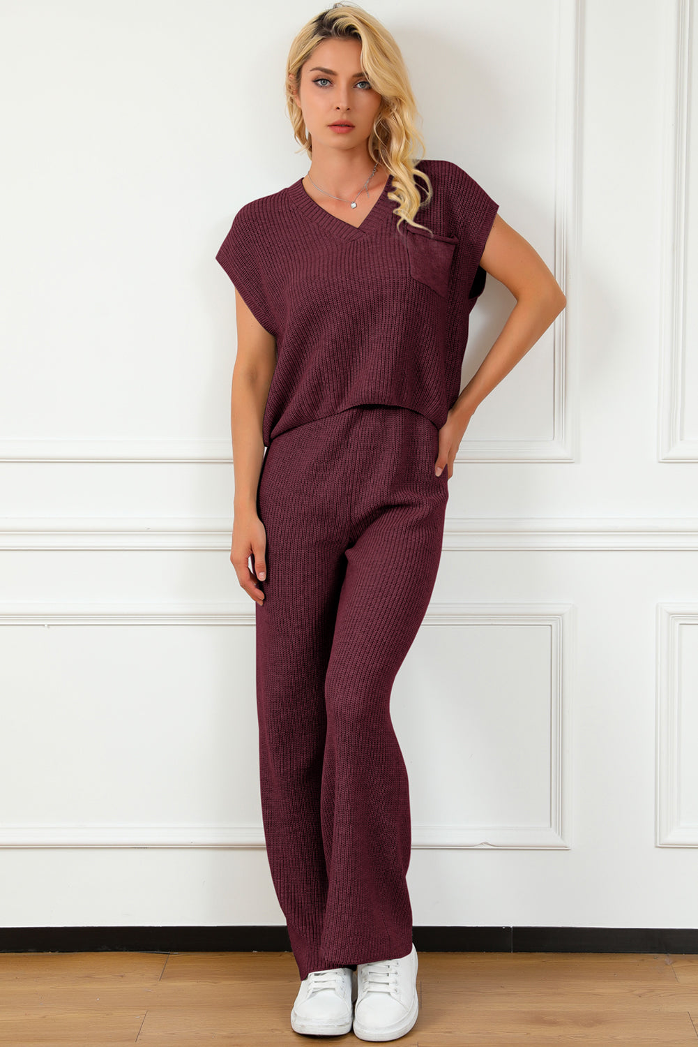 Emily Wide Leg Sweater Set