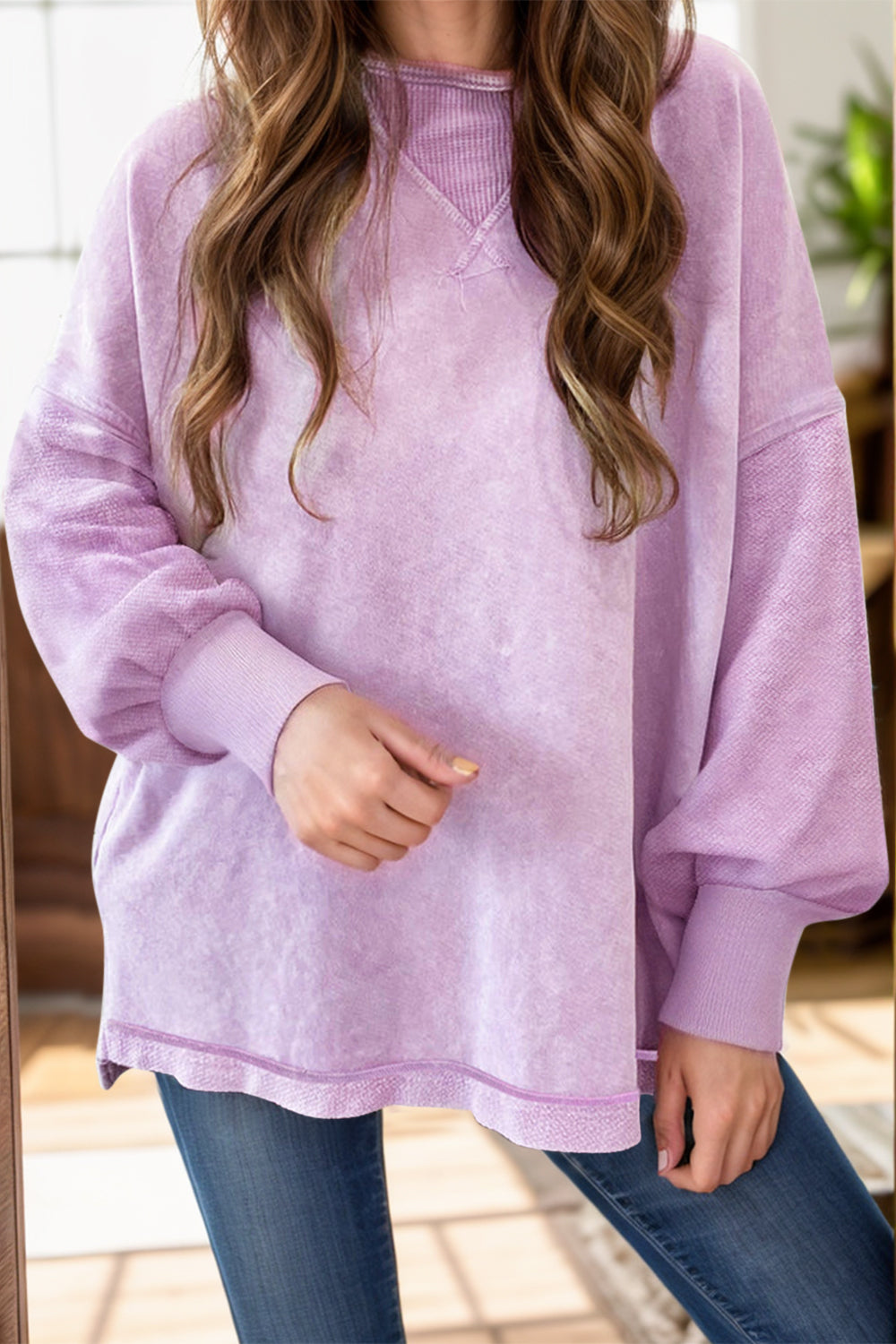 Penny Dropped Shoulder Sweatshirt