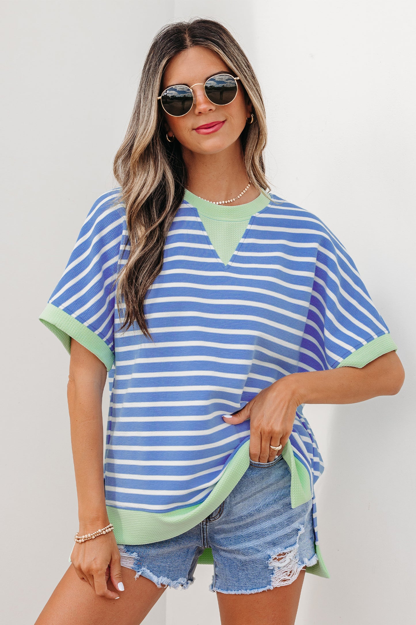 Sky Coater Striped Top