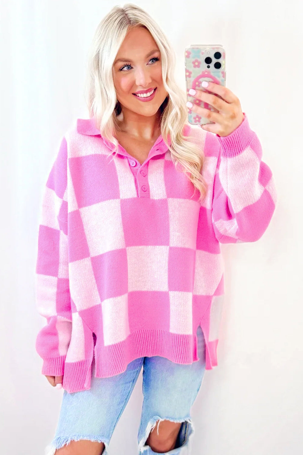 Orion Checkered Sweater