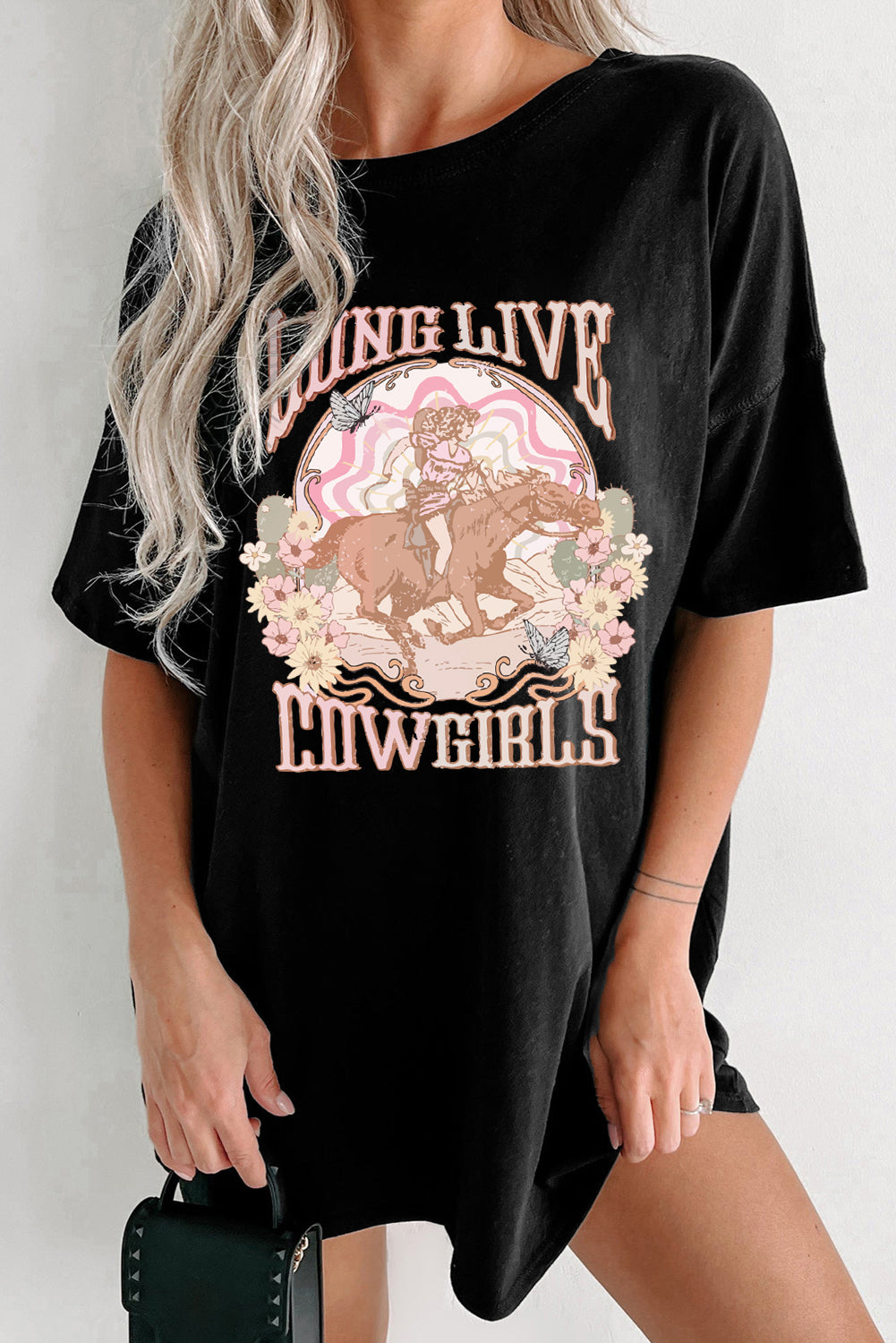 Long Live Cowgirls Graphic Oversize T-Shirt