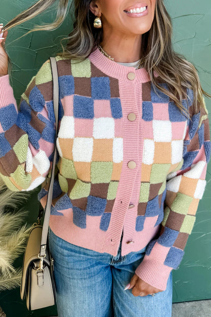 City Cozy Button Front Cardigan Sweater