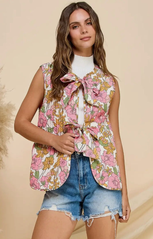 Brennegan Quilted Mini Vest