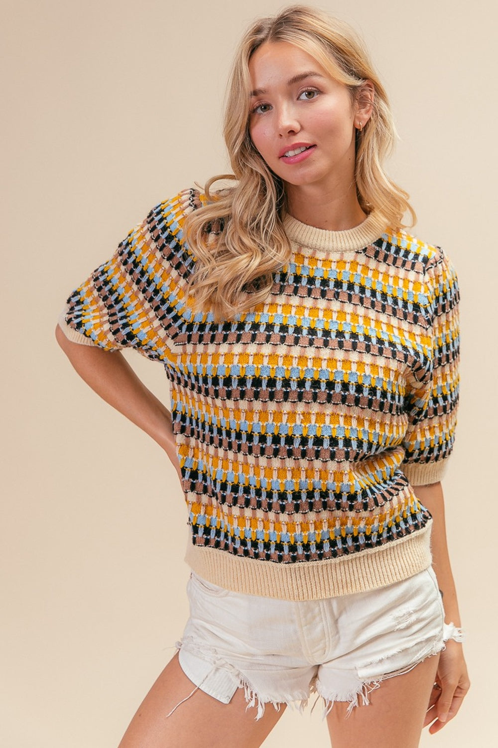 BiBi Gracie Multi Knit Sweater