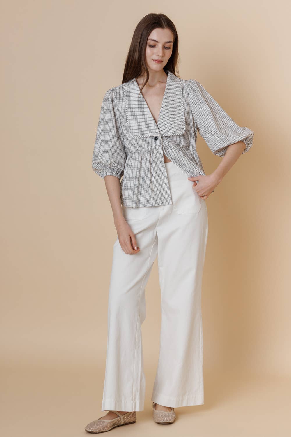 Taylor Rae Peplum Top