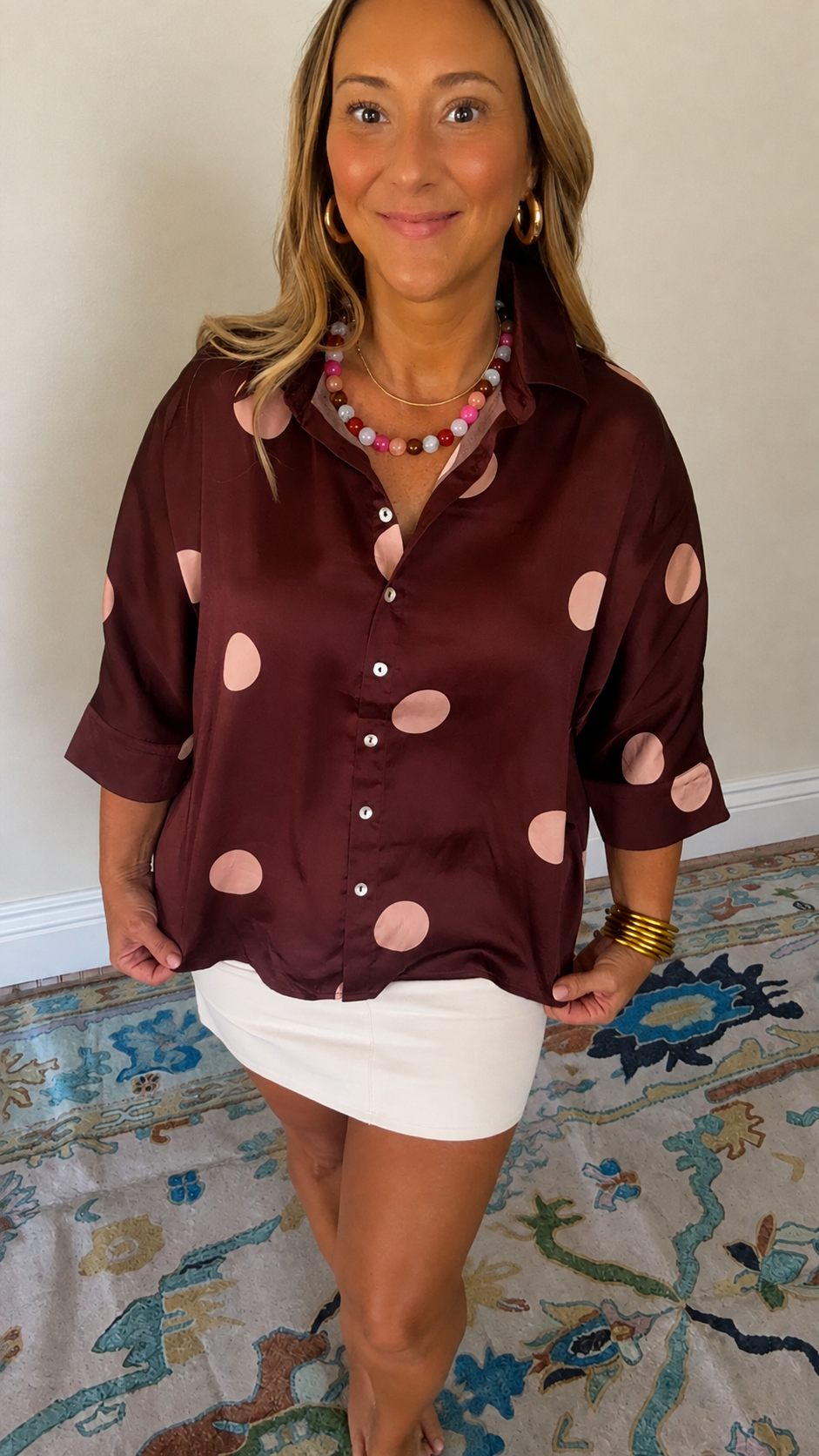 Winnie Chunky Beaded Necklace