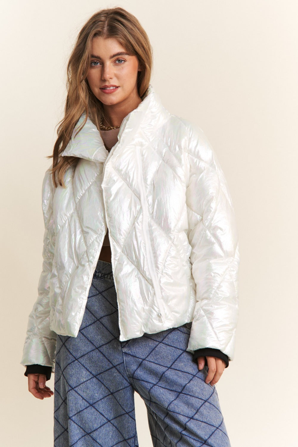 J.NNA Quilted Puffer Jacket