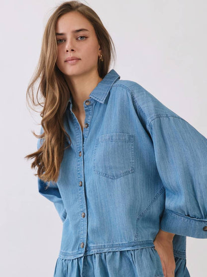 Chambray Button Down Shirt
