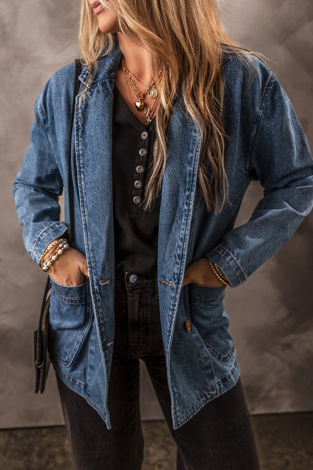 Simply Perfect Longline Denim Jacket