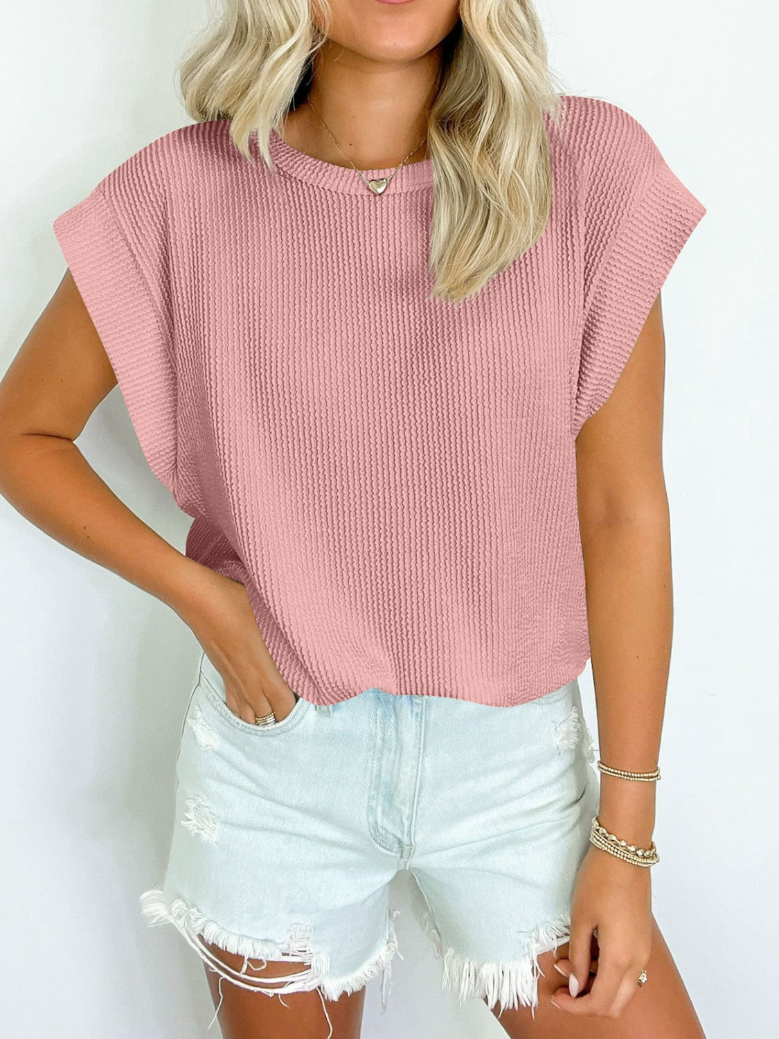 One At A Time Textured Top