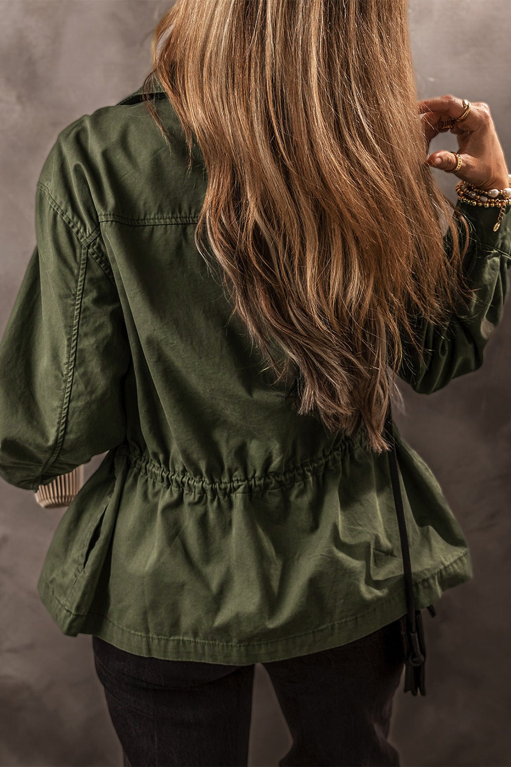 Zadah Olive Jacket