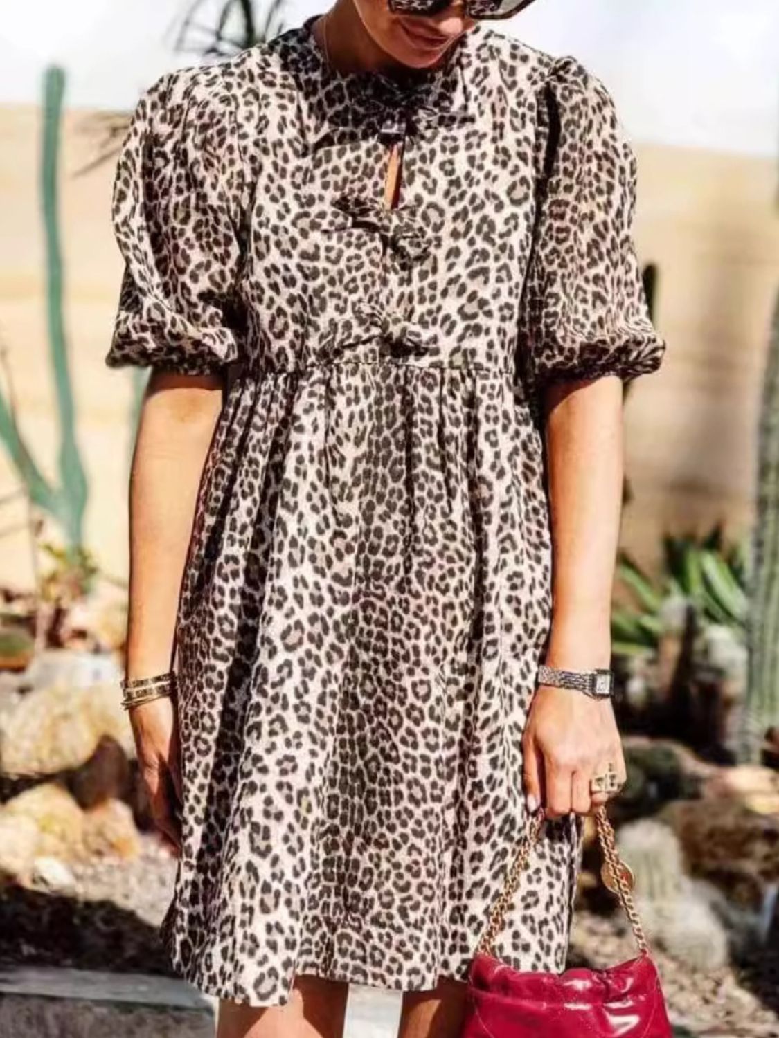 Leopard Slay Mini Dress