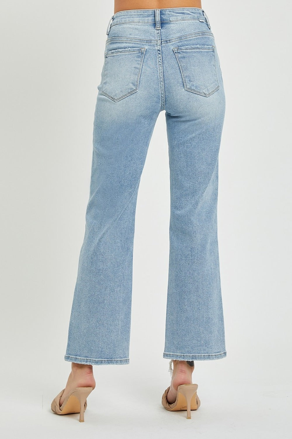 RISEN  High Rise Straight Jeans