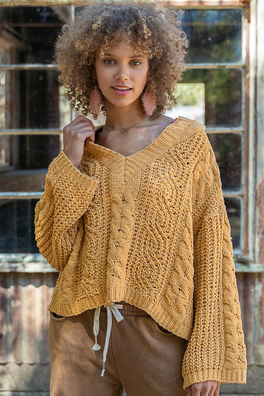 Hollie Twisted Knit Sweater