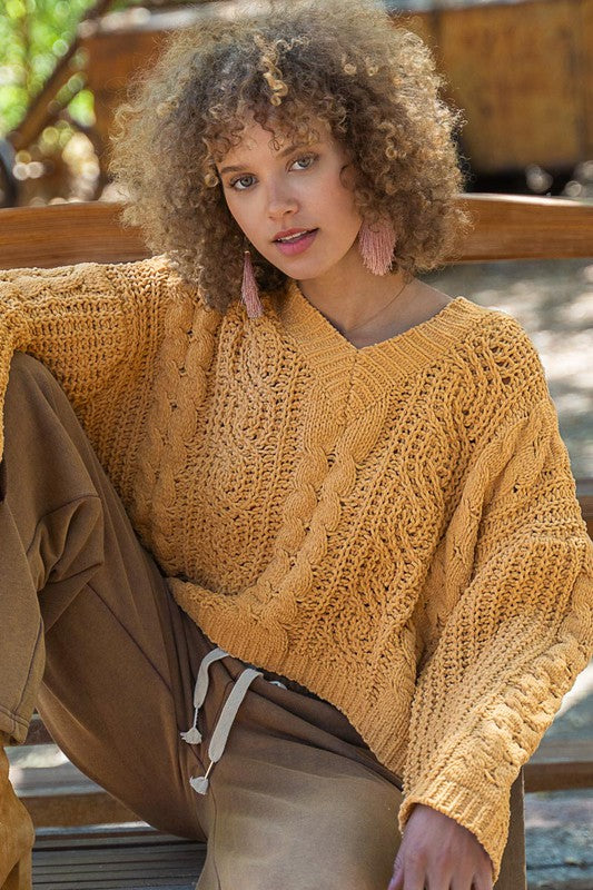 Hollie Twisted Knit Sweater