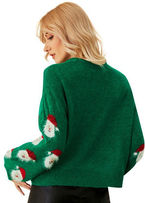 Mama Kissed Santa Christmas Sweater