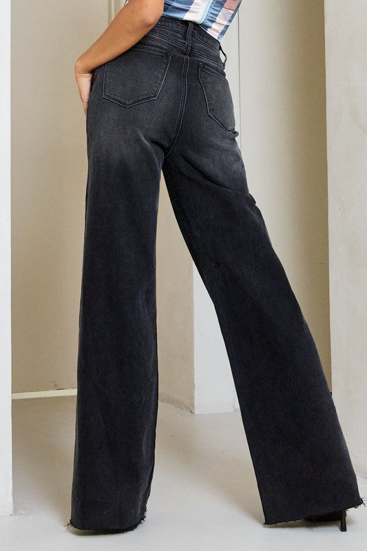 Bethany High Waisted Wide Leg Jeans