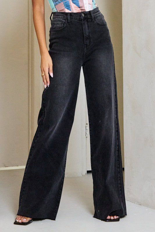 Bethany High Waisted Wide Leg Jeans