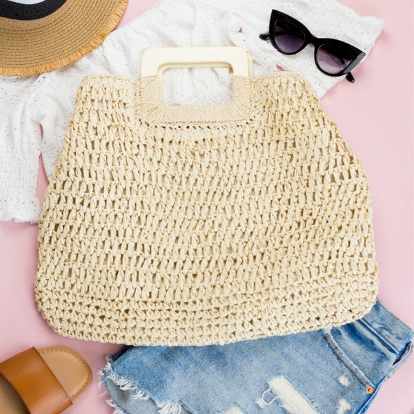 Tried And True Oversized Straw Tote