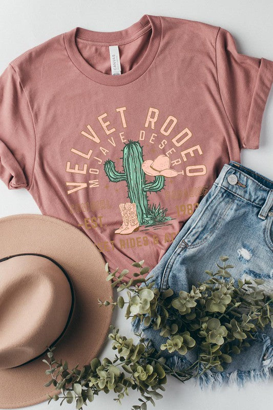 Velvet Rodeo Cactus Graphic TShirt