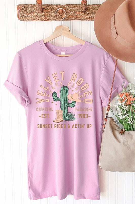 Velvet Rodeo Cactus Graphic TShirt