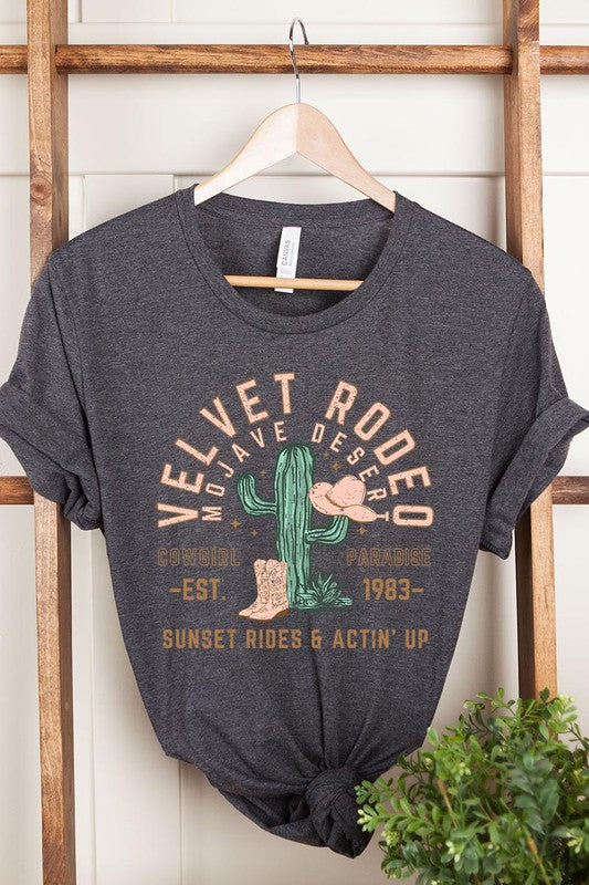 Velvet Rodeo Cactus Graphic TShirt