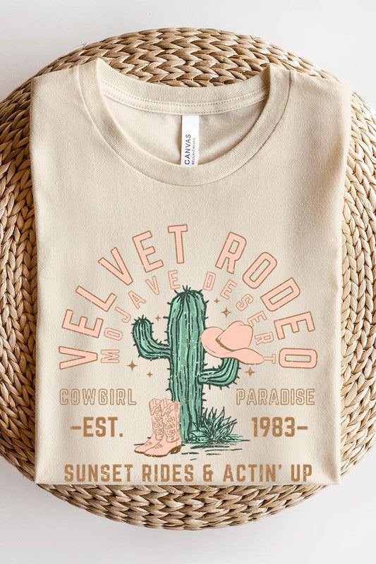 Velvet Rodeo Cactus Graphic TShirt