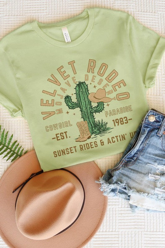 Velvet Rodeo Cactus Graphic TShirt