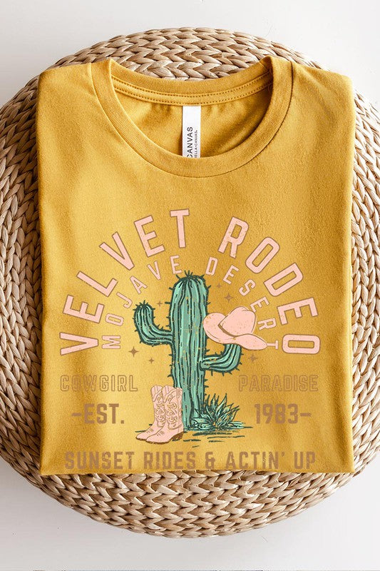 Velvet Rodeo Cactus Graphic TShirt