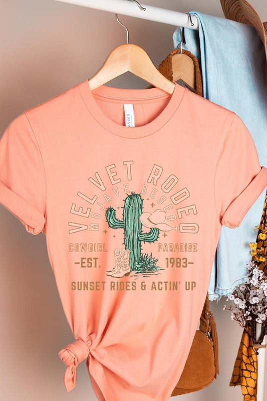 Velvet Rodeo Cactus Graphic TShirt