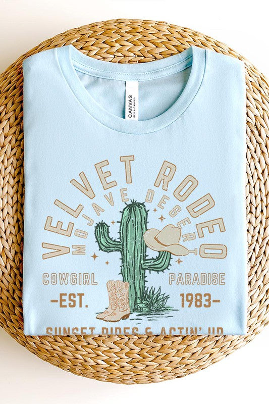 Velvet Rodeo Cactus Graphic TShirt