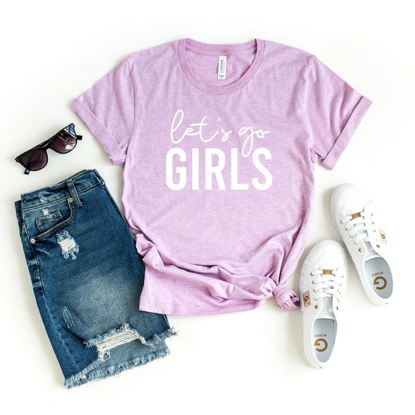 Let's Go Girls Short Sleeve Graphic Tee