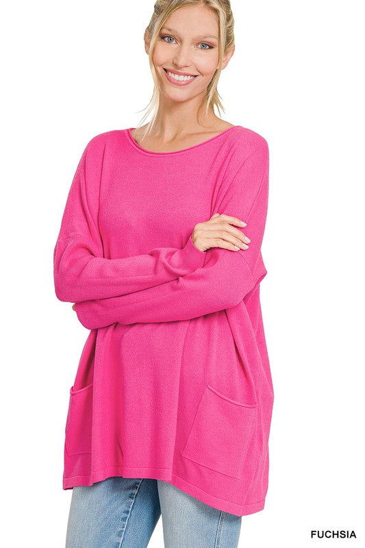 Farrah Oversized Lightweight Sweater Zenana