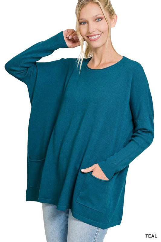 Farrah Oversized Lightweight Sweater Zenana