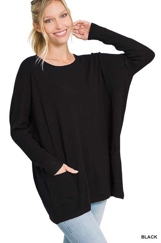 Farrah Oversized Lightweight Sweater Zenana