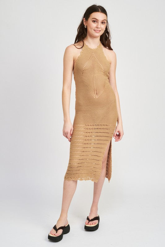 Go Your Own Way Crochet Coverup Dress