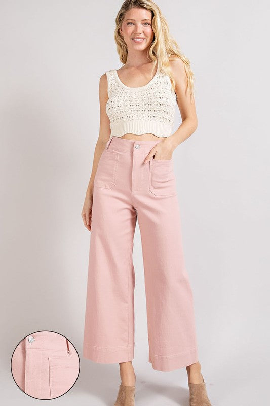 Samantha Soft Washed Wide Leg Pants