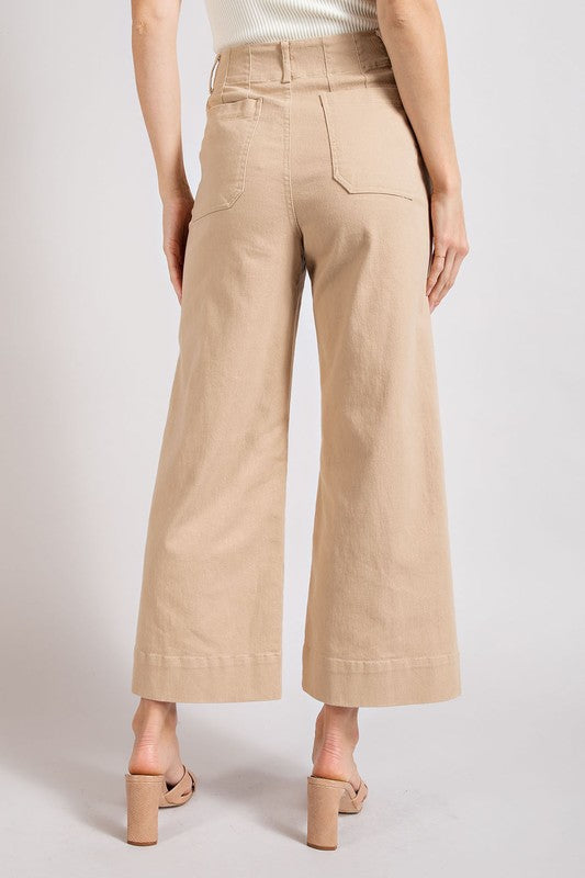 Samantha Soft Washed Wide Leg Pants