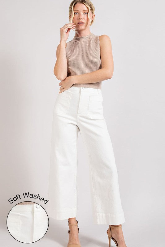 Samantha Soft Washed Wide Leg Pants