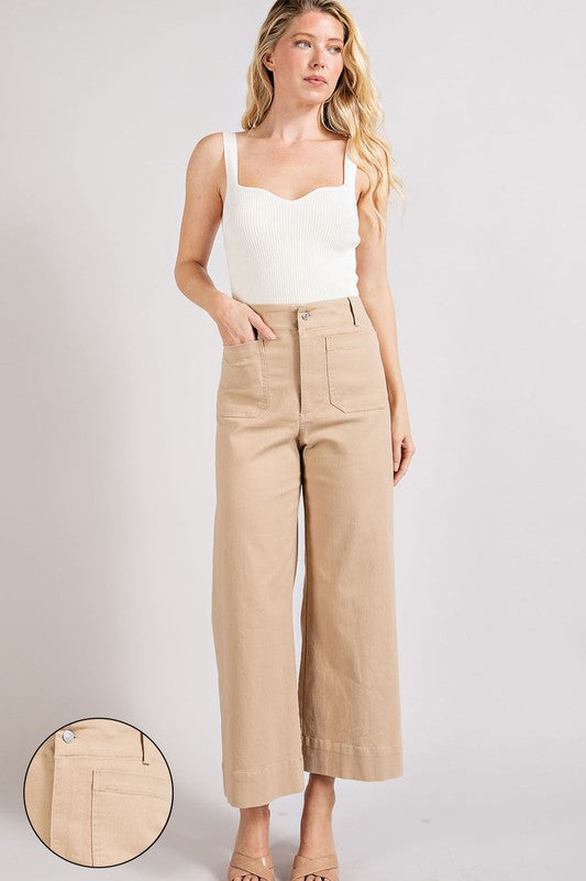 Samantha Soft Washed Wide Leg Pants