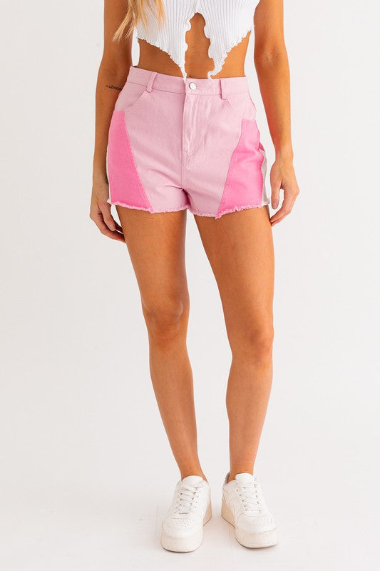 Pool Party Color Blocked Shorts