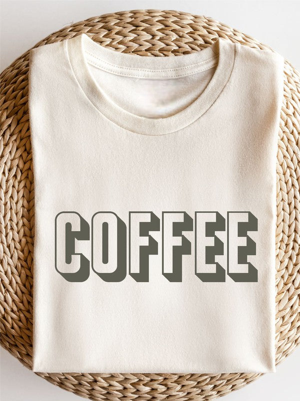 Shadowed Coffee Tee