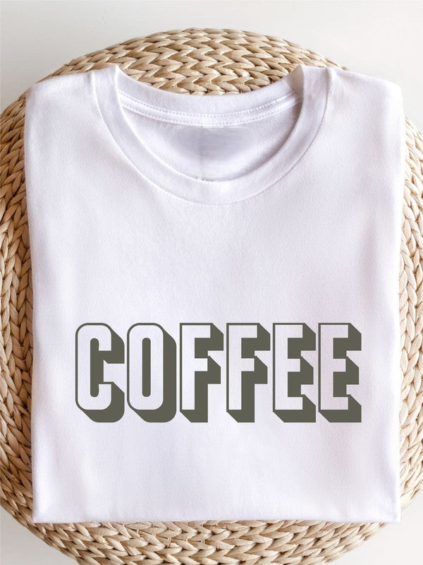 Shadowed Coffee Tee