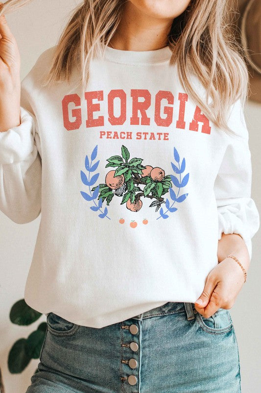 GEORGIA PEACH STATE GRAPHIC SWEATSHIRT