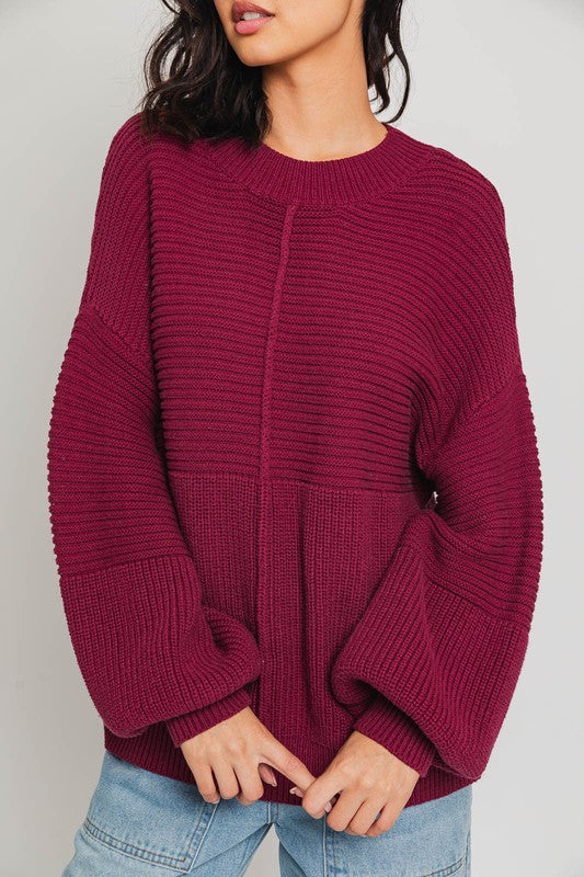 Teresa Ribbed Knitted Sweater