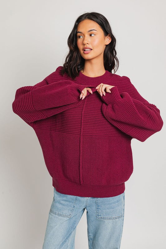 Teresa Ribbed Knitted Sweater