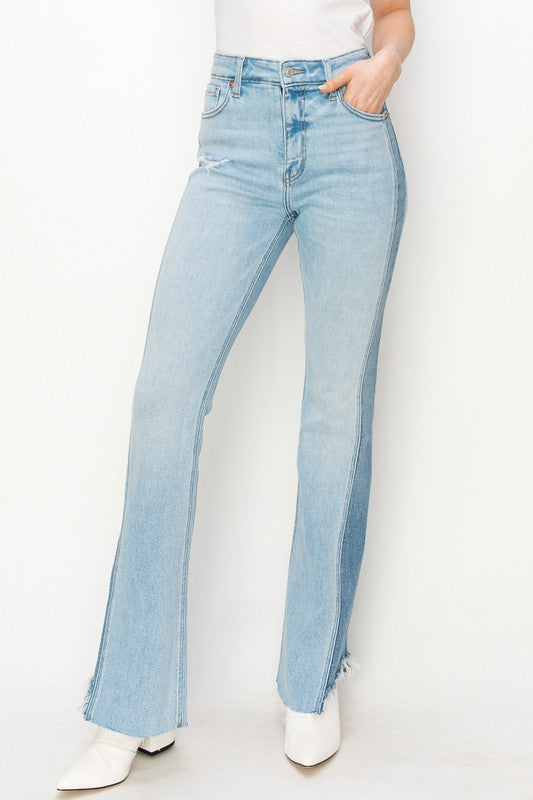 Sadie High Rise Slimming Panel Jeans