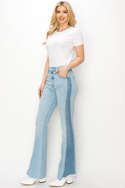 Sadie High Rise Slimming Panel Jeans