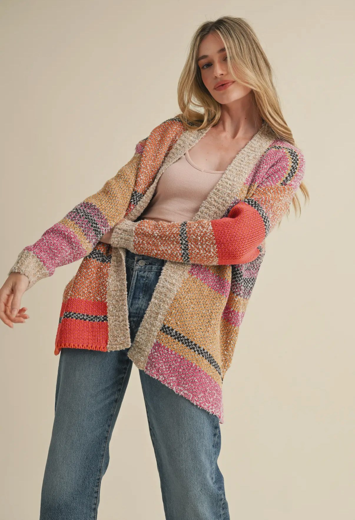 The 90s Kody Color Cardigan