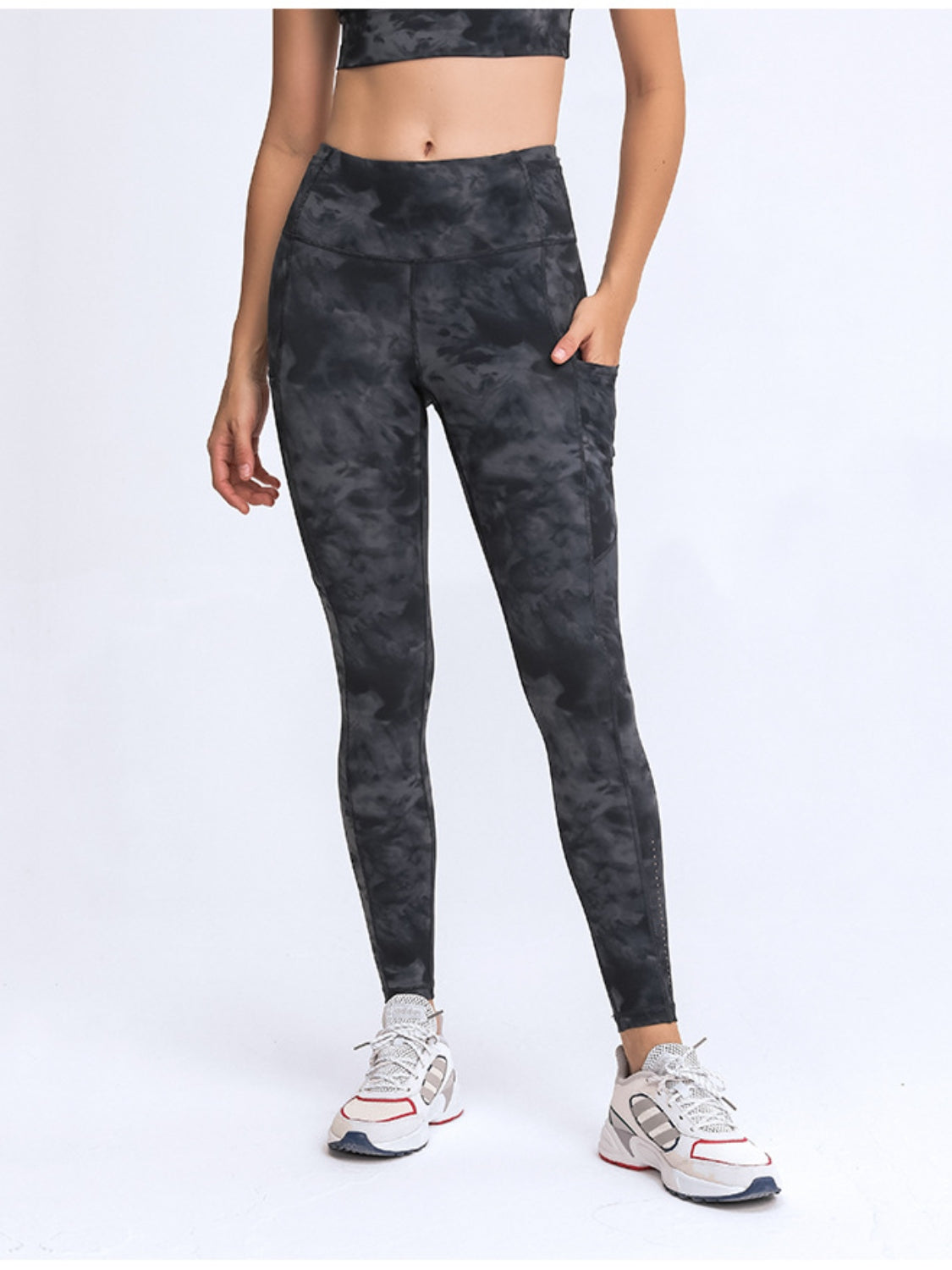 Melissa Wide Waistband Leggings with Pockets